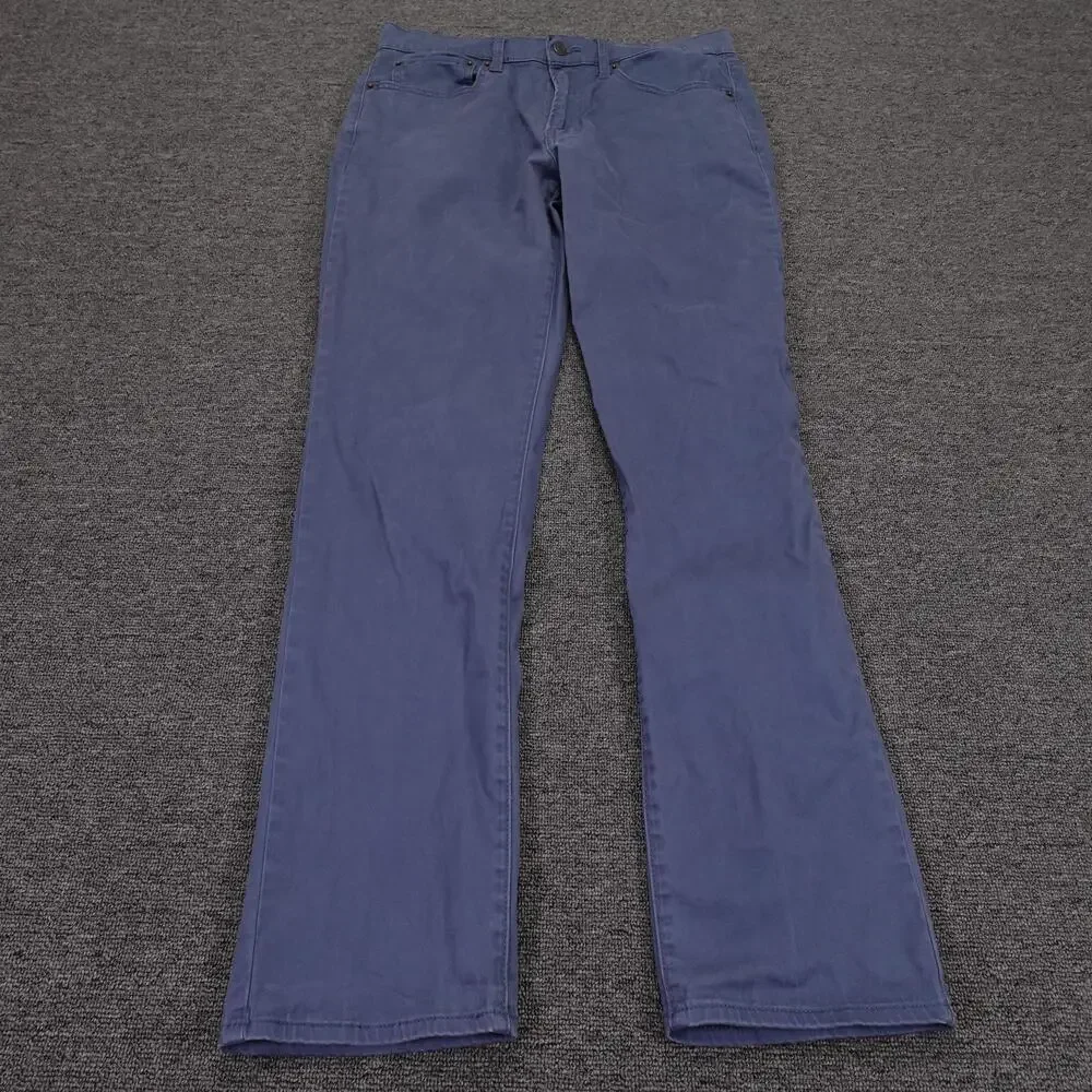 Lucky Brand 121 Slim Straight Jeans Mens 32x32 Blue Medium Wash Stretch Denim